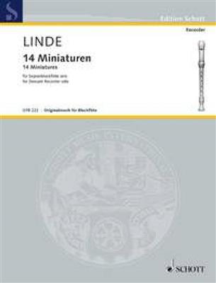 Hans-Martin Linde: 14 Miniatures: Sopranblockflöte