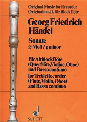 Georg Friedrich Händel: Sonata in G Minor: Flöte mit Begleitung