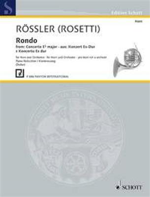 Franz Anton Rösler Rosetti: Rondo: Horn mit Begleitung