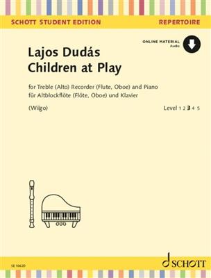 Lajos Dudas: Children at Play: Altblockflöte mit Begleitung