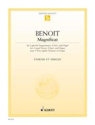 Peter Benoit: Magnificat: Gemischter Chor mit Klavier/Orgel