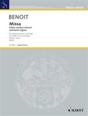 Peter Benoit: Missa: Männerchor mit Klavier/Orgel