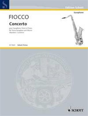 Joseph-Hector Fiocco: Concerto G major: (Arr. Paul Bazelaire): Orchester mit Solo