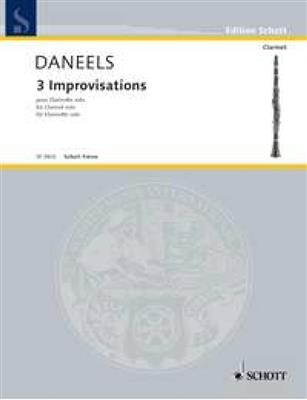 François Daneels: 3 Improvisations: Klarinette Solo