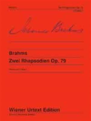 Johannes Brahms: 2 Rhapsodies Op. 79: Klavier Solo
