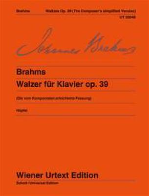 Johannes Brahms: Waltzes Op. 39 Composer's Simplified Version: Klavier Solo