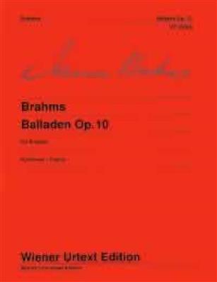 Johannes Brahms: Ballades Op. 10: Klavier Solo