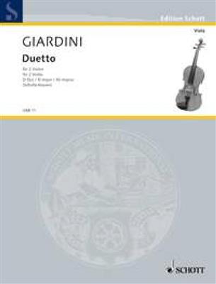 Felice de Giardini: Duetto D Major: Viola Duett