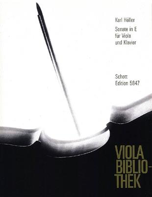 Karl Hoeller: Sonata in E op. 62: Viola mit Begleitung
