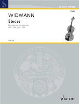 Jörg Widmann: etudes Heft 1 (I-III): (Arr. Carolin Widmann): Violine Solo