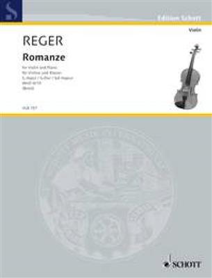 Max Reger: Romance G major WoO II/10: Violine mit Begleitung