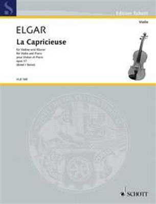 Edward Elgar: La Capricieuse op. 17: (Arr. Ida Bieler): Violine mit Begleitung