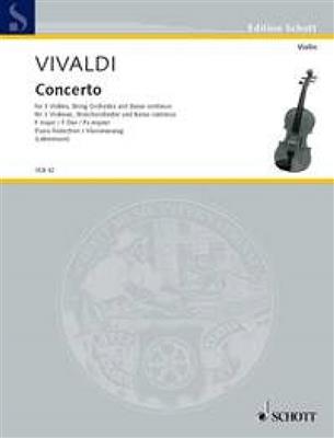 Antonio Vivaldi: Concerto F Major PV 278: Streichorchester mit Solo
