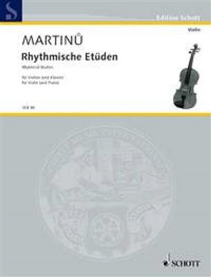 Bohuslav Martinu: Rhythmische Etuden: Violine mit Begleitung