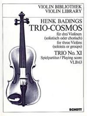 Henk Badings: Trio-Cosmos Nr. 11: Streichtrio
