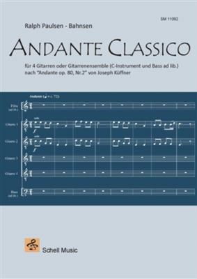 R. Paulsen: Andante Classico: Gitarre Trio / Quartett