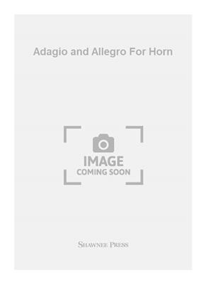Don Haddad: Adagio and Allegro For Horn: Horn Solo