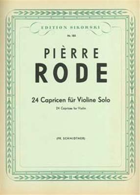 Pierre Rode: 24 Capricen: Violine Solo