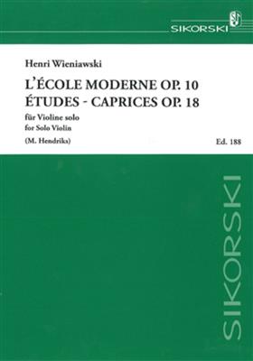 Henryk Wieniawski: L'École Moderne-Études-Caprices: Violine Solo