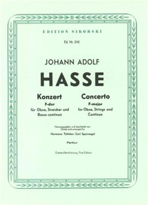 Johann Adolf Hasse: Konzert: Streichensemble