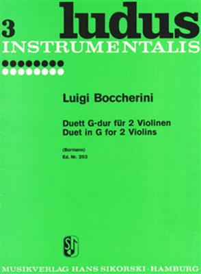 Luigi Boccherini: Duett G-Dur für zwei Violinen: Violin Duett