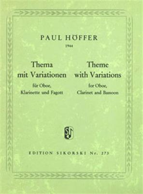 Paul Höffer: Thema mit Variationen: Holzbläserensemble