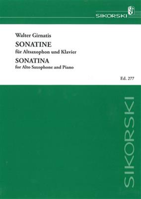 Walter Girnatis: Sonatine: Altsaxophon mit Begleitung