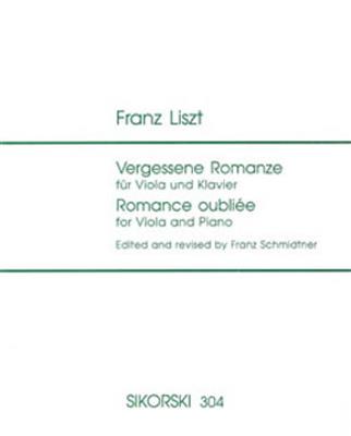 Franz Liszt: Romance oubliée: Viola mit Begleitung
