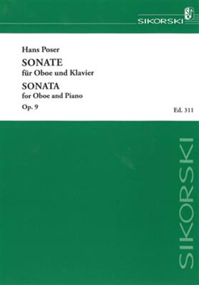 Hans Poser: Sonate: Oboe mit Begleitung