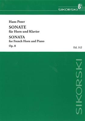 Hans Poser: Sonate: Horn mit Begleitung