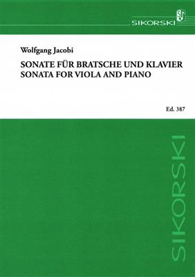 Wolfgang Jacobi: Sonate: Viola mit Begleitung