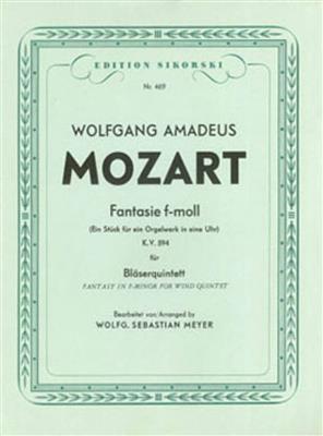 Wolfgang Amadeus Mozart: Fantasie: Blasquintett