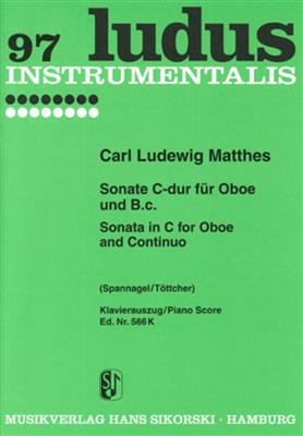 Carl Ludewig Matthes: Sonate: Oboe mit Begleitung
