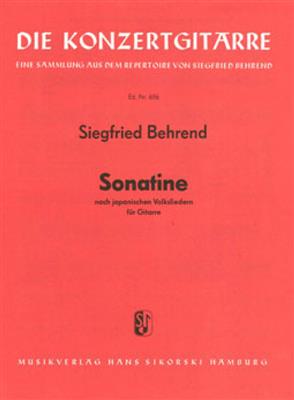 Siegfried Behrend: Sonatine nach japanischen Volksliedern: Gitarre Solo