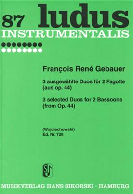 François-René Gebauer: 3 ausgewählte Duos: Fagott Duett