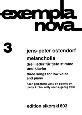Jens-Peter Ostendorf: Melancholia: Gesang mit Klavier
