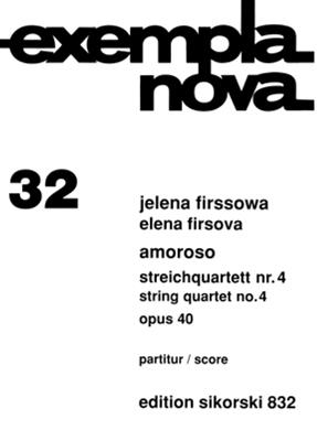 Elena Firsova: Amoroso: Streichquartett