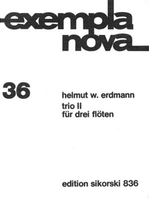 Helmut W Erdmann: Trio II: Flöte Ensemble