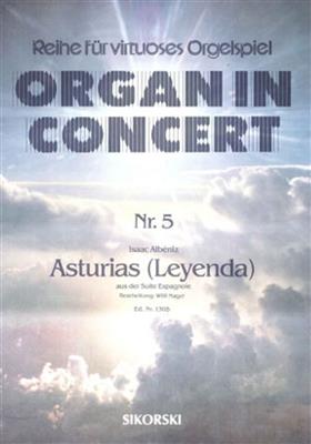 Isaac Albéniz: Asturias (Suite Espagnol): Orgel
