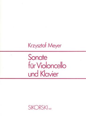Krzysztof Meyer: Sonate: Cello mit Begleitung