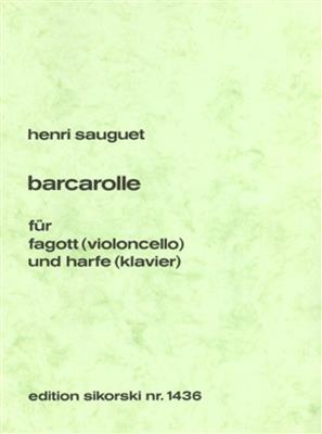 Henri Sauguet: Barcarolle: Fagott mit Begleitung