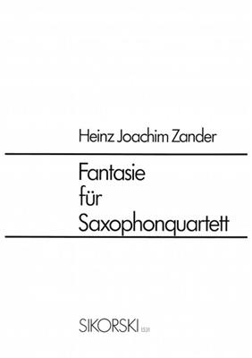 Heinz Joachim Zander: Fantasie: Saxophon Ensemble