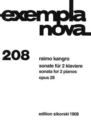 Raimo Kangro: Sonate: Klavier Duett