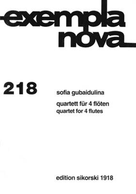 Sofia Gubaidulina: Quartett Für 4 Flöten: Flöte Ensemble