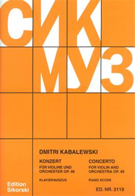 Dmitri Kabalevsky: Konzert für Violine und Orchester op.48: (Arr. Dmitri Kabalevsky): Orchester mit Solo