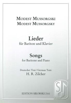 Modest Mussorgsky: Lieder: Gesang mit Klavier