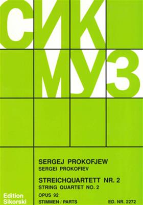 Sergei Prokofiev: Streichquartett Nr. 2 auf kabardinische Themen: Streichquartett