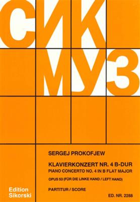 Sergei Prokofiev: Konzert Nr. 4: Orchester mit Solo