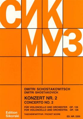 Dimitri Shostakovich: Concerto No. 2 Op.126 - Pocket Score: Orchester mit Solo