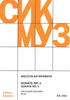 Mieczyslaw Weinberg: Sonate Nr. 5: Klavier Solo